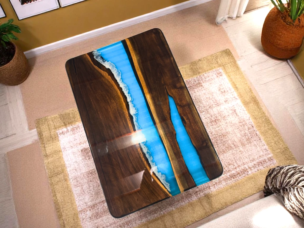 Trendy Epoxy Console Table for Entryway Interiors Masterpiece 